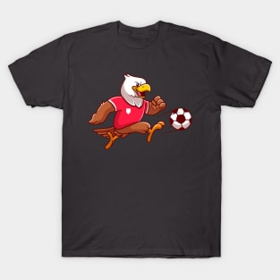 Eagle playing football T-Shirt